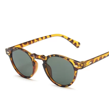 Fashion Vintage Small Rectangular Frame Sunglasses Woman Luxury UV400 Sun Glasses Female Trendy Leopard Blue Oculos De Sol 1