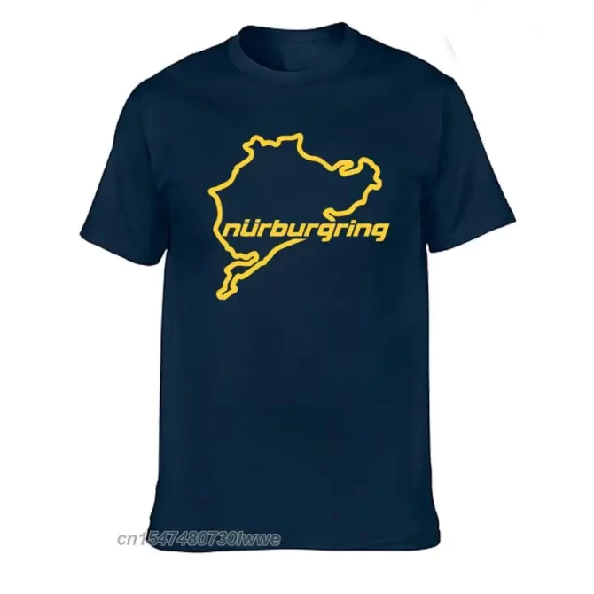 Car Styling Racing Road Racing Nurburgring T Shirt Casual Cotton Funny T-Shirt Mans Tshirt Men Clothing Tops 1