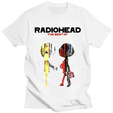 Music Album Graphic Tshirts Radiohead The Best of Vintage Rock Band T-shirt Hip Hop Unisex T Shirt Fashion Vintage Streetwear 2