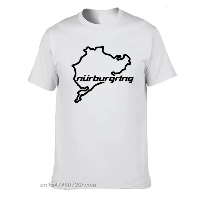 Car Styling Racing Road Racing Nurburgring T Shirt Casual Cotton Funny T-Shirt Mans Tshirt Men Clothing Tops 2