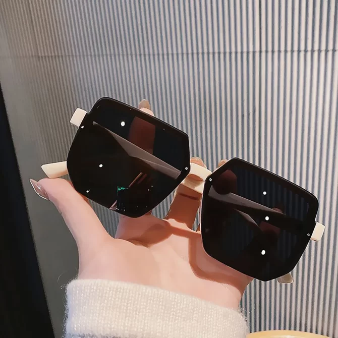 Big Frame Vintage Sunglasses Women Men Brand Square Sun Glasses Retro Eye Glasses Goggle for Male Female Polygon Sunglasses ﻿ ﻿ 3