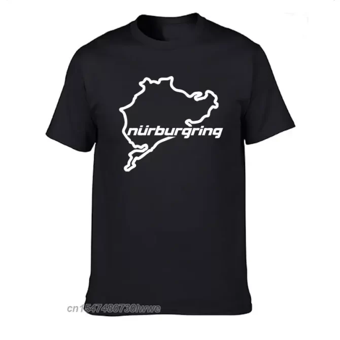 Car Styling Racing Road Racing Nurburgring T Shirt Casual Cotton Funny T-Shirt Mans Tshirt Men Clothing Tops 3