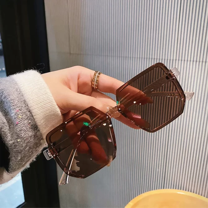 Big Frame Vintage Sunglasses Women Men Brand Square Sun Glasses Retro Eye Glasses Goggle for Male Female Polygon Sunglasses ﻿ ﻿ 6